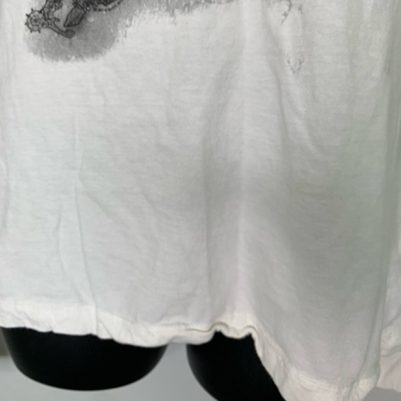 Hot Leather White Long Sleeve Asphalt Angle Gray Graphic Shirt Size 2XL - Picture 8 of 16